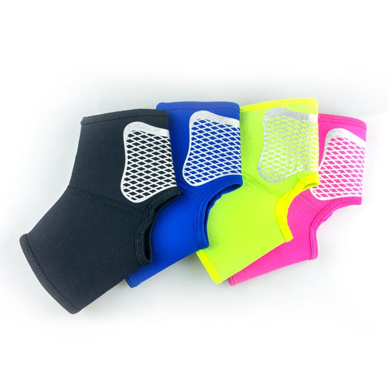 1 stk elastisk nylonstrop ankelstøttebøjle badminton basketball fodbold ridning taekwondo fitness hælbeskytter