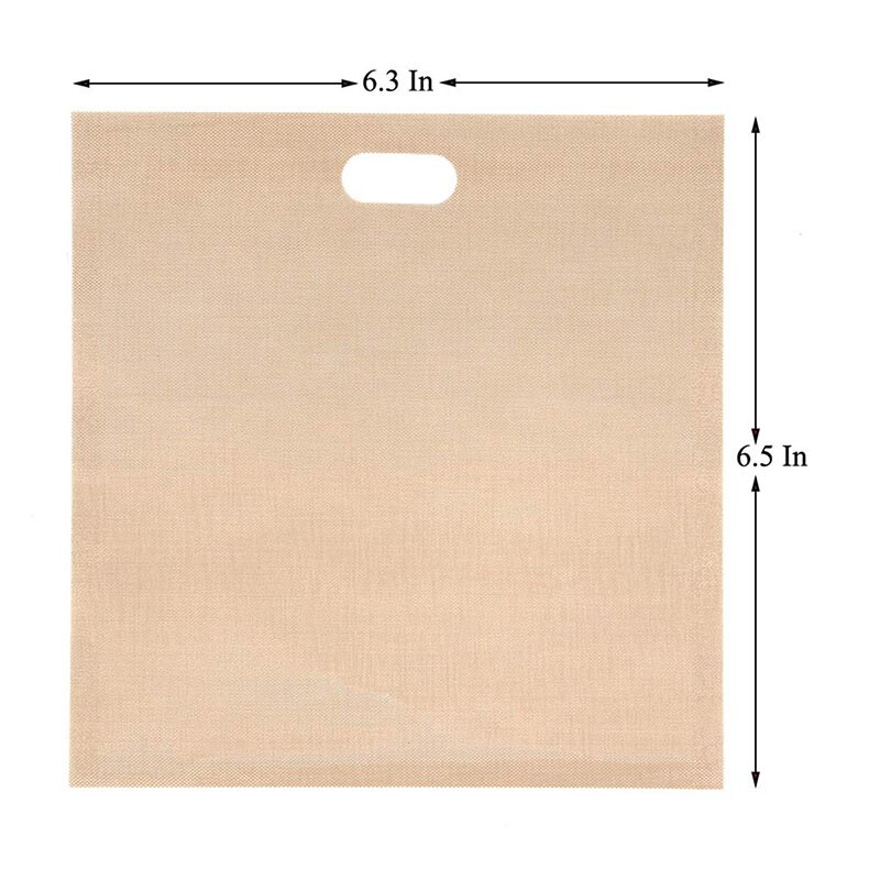 Toaster Bags Reusable -Nonstick Toast Bags for Heat Resistant , Perfect for Grilled Cheese Sandwiches, Chicken, Pizza, Pastries,