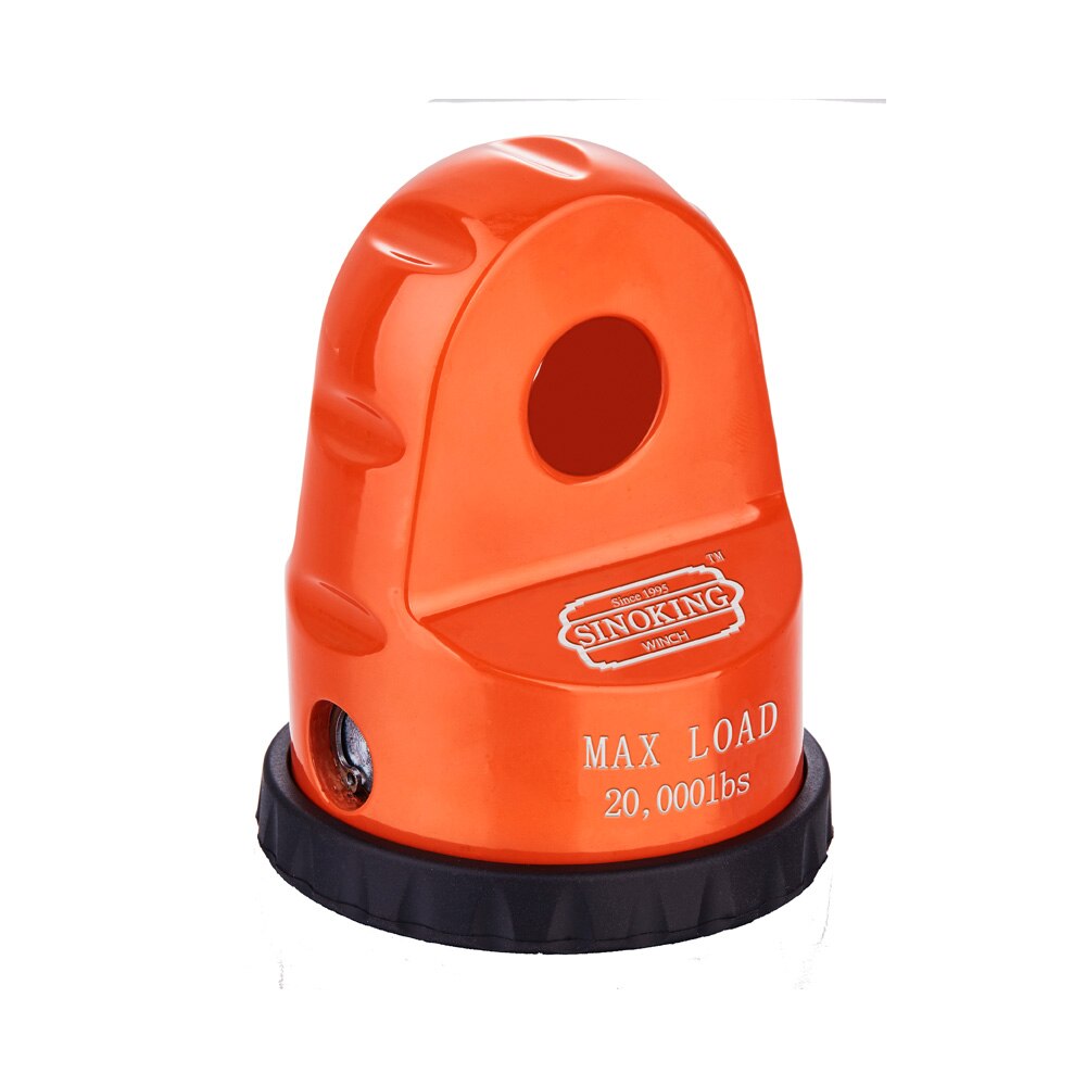 Gancho de cabrestante 10T, conector de gancho de remolque, Bola de remolque, vehículo todoterreno, garra de rescate modificada, puerto de guía de aluminio delantero y trasero: Orange