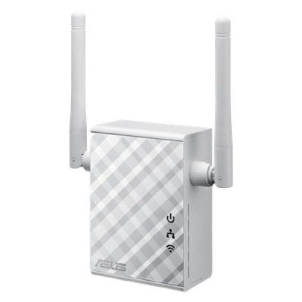 Repetidor de ponto de acesso asus 90ig01x0-bo210 n300 10 / 100 mbps 2x2 dbi
