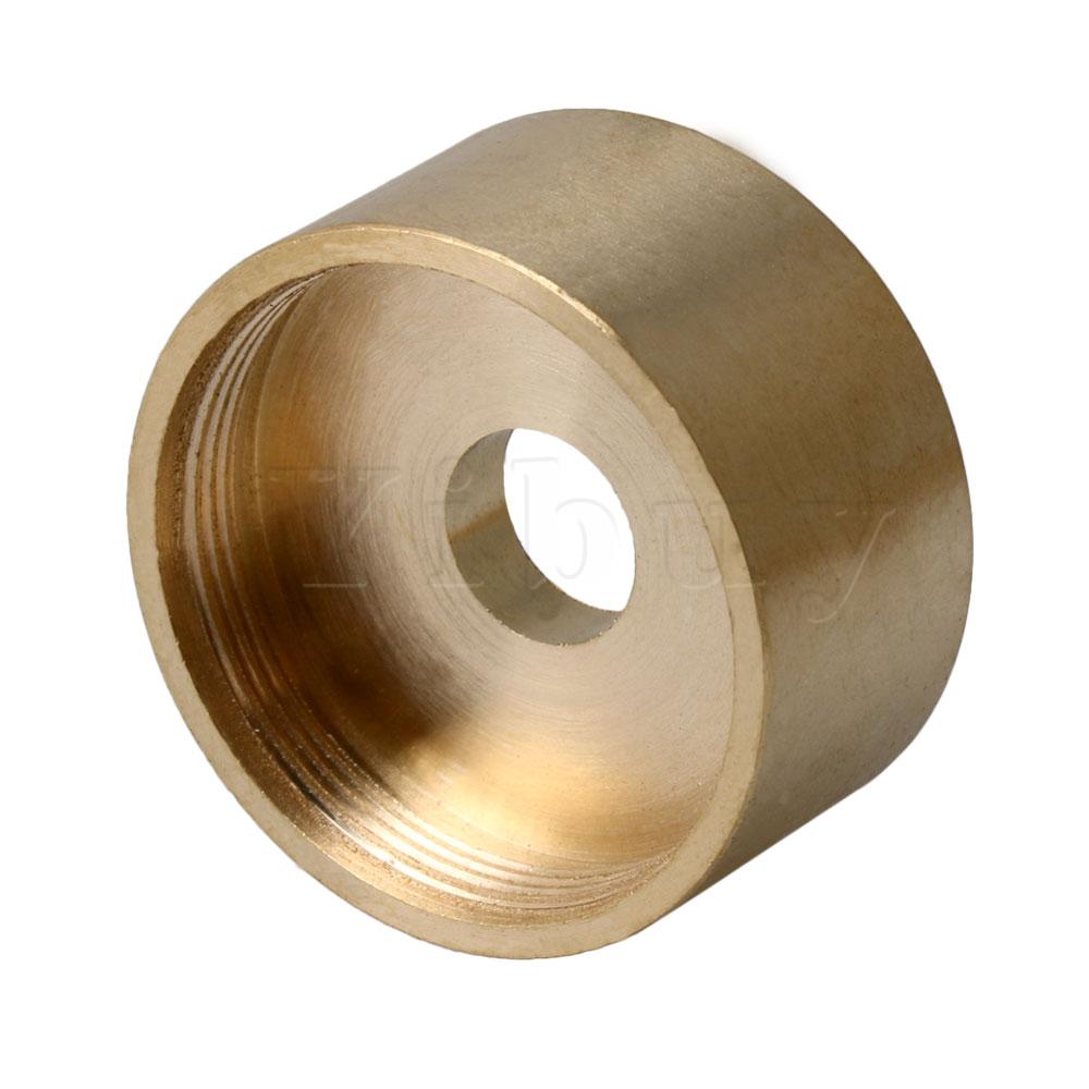 Yibuy 3 stk guld kobber trompet potentiometer knopper øvre låg 22mm vægt knap