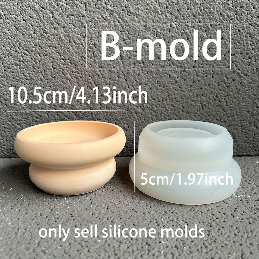 Stampo per vaso di fiori in silicone a forma di elefante per fioriera succulenta fai da te stampi sferici portacandele in gesso stampo in resina: esercito verde