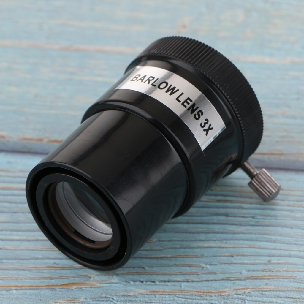 Telescope Eyepiece Barlow Lens 3X Magnification 1.25inch Universal Multicoated