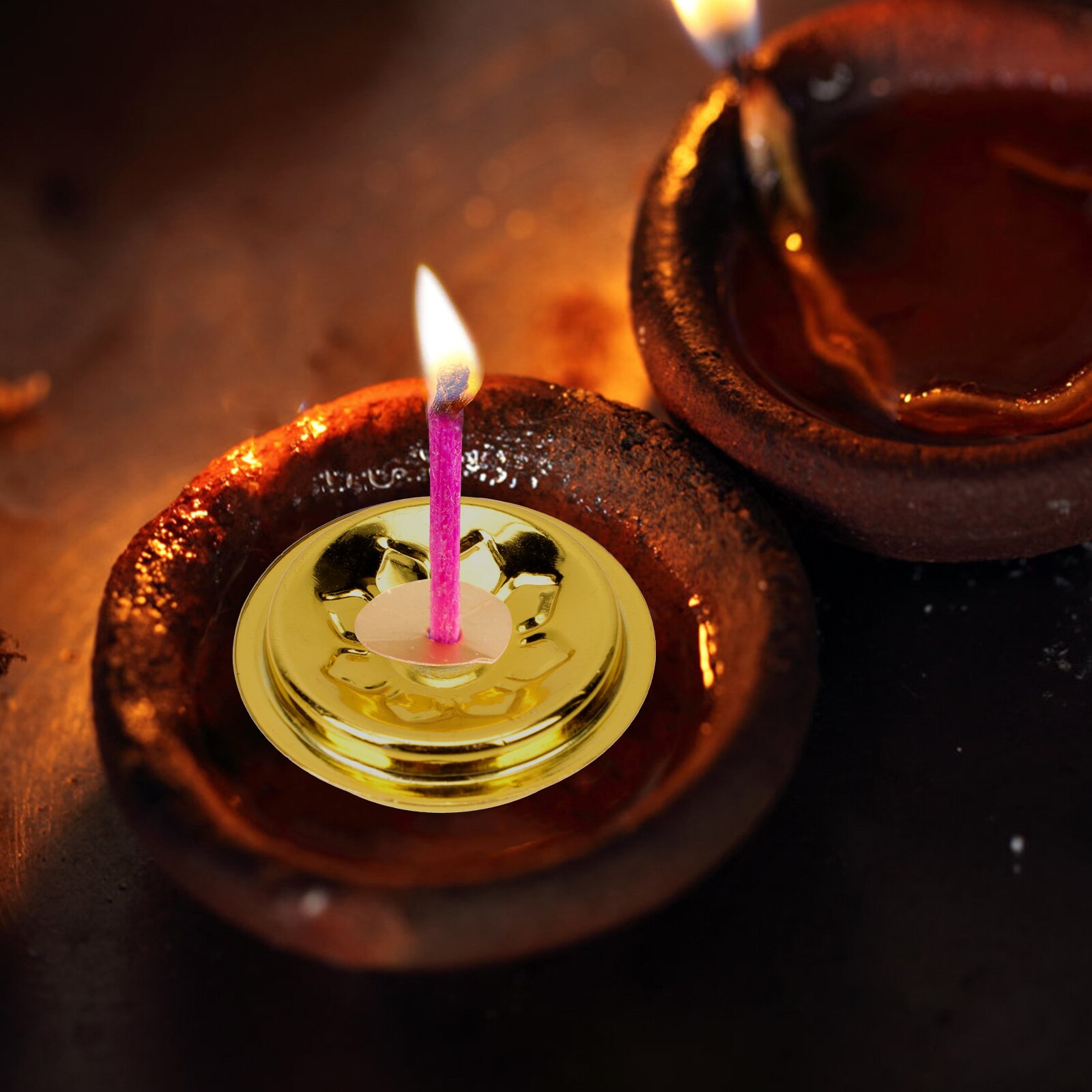 10 Stuks Houders Boter Lamp Lont Houder Olie Drijvende Houders Olie Lamp Drijvende Lont Houder Voor Winkel Thuis