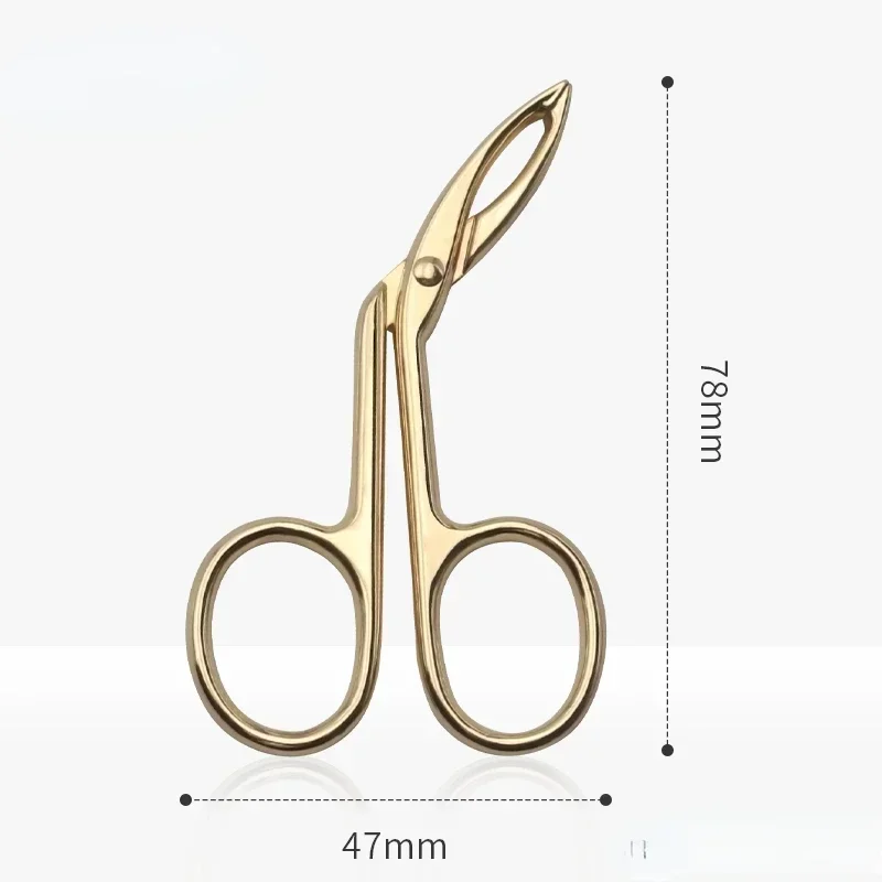 Profession elle Ellbogen Augenbrauen zange Clip Schere Pinzette gerade spitze Edelstahl Augenbrauen Zupfen Make-up Beauty Tools: Black