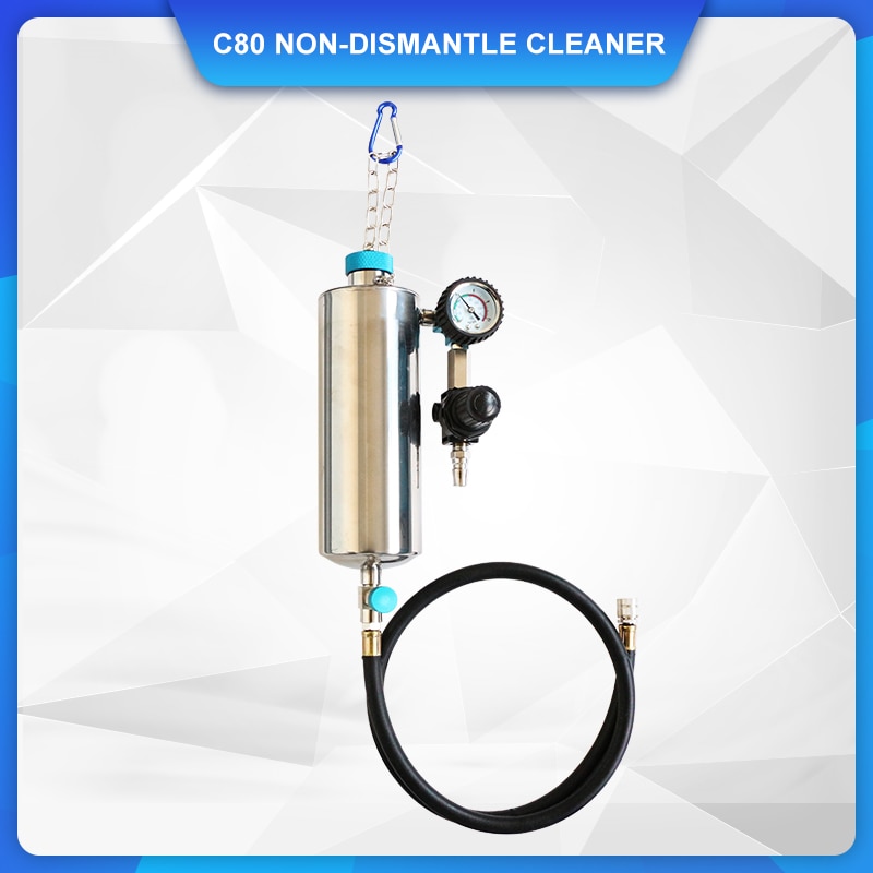 C80 Fuel System Car Gasoline Injector Throttle Cleaner Non Dismantle Injection Systems Cleaning Tools