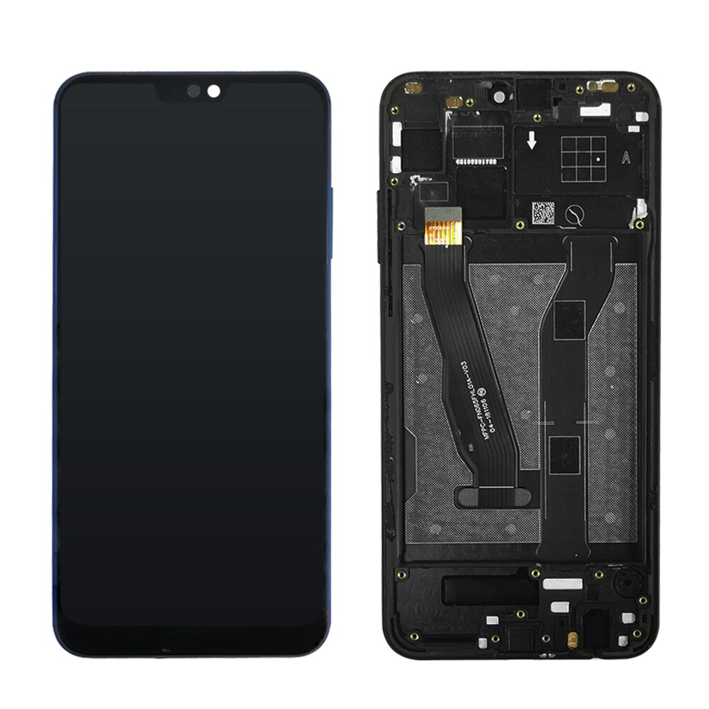 Huawei Honor 8X LCD Screen Display - 6.5 inch 1080x2340 IPS Touch Panel Digitizer with Frame: Black