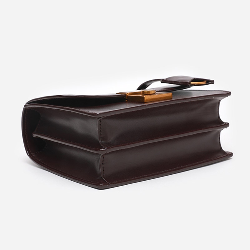 Bred skulderrem dame koreansk stil lille frisk skulder/crossbody taske lille firkantet taske kvinder