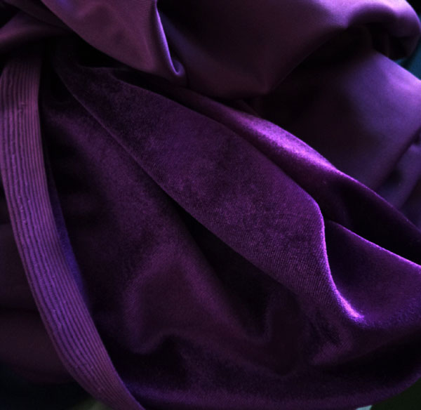 Tissus soyeux en velours doux de 50x150cm, pour vêtements de luxe, rideau Textile de maison: 10 purple