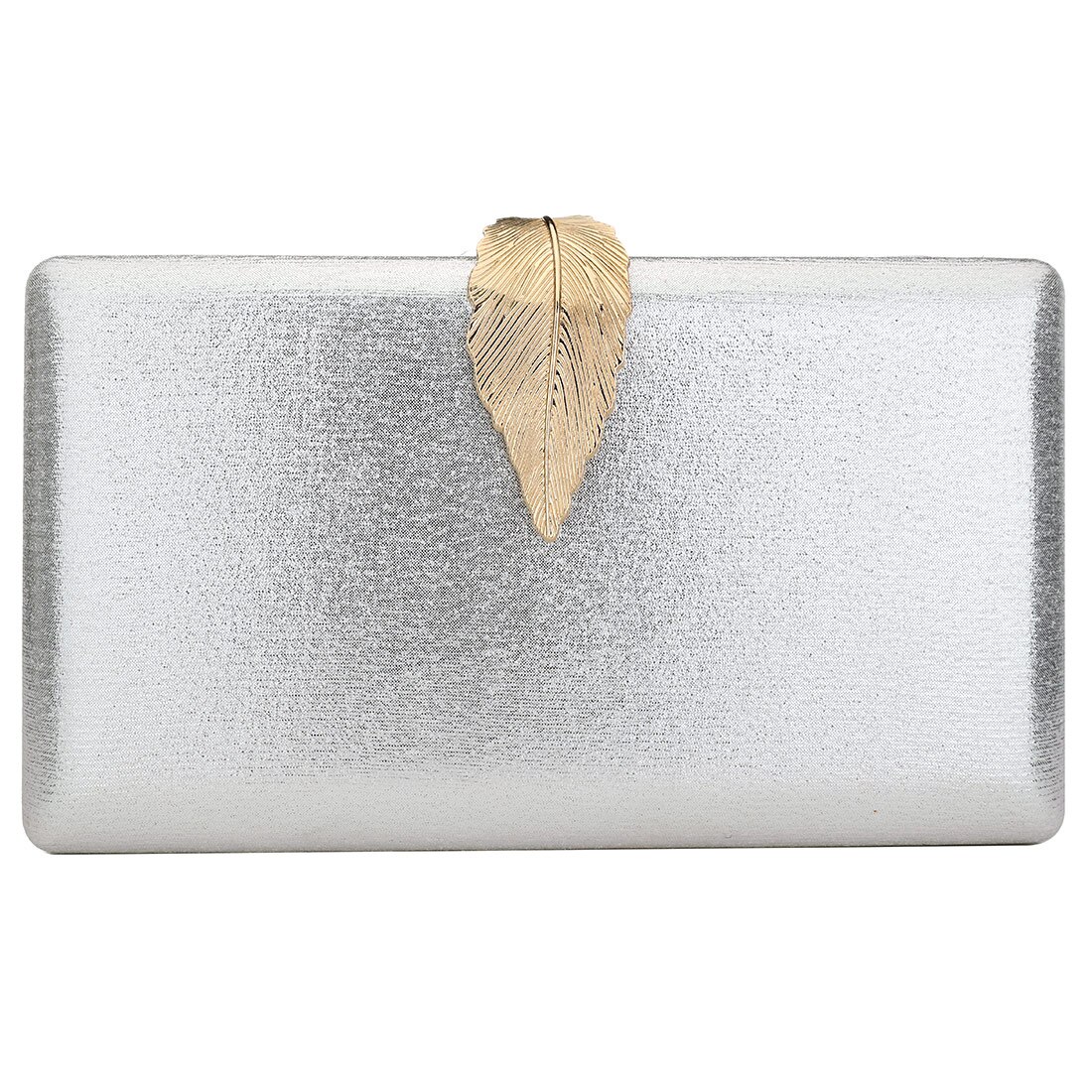 Pochette de soirée élégante pour femmes, célèbre sac à main avec chaîne couleur unie, sacs à bandoulière pour dames, pochettes en or et argent,: silver B