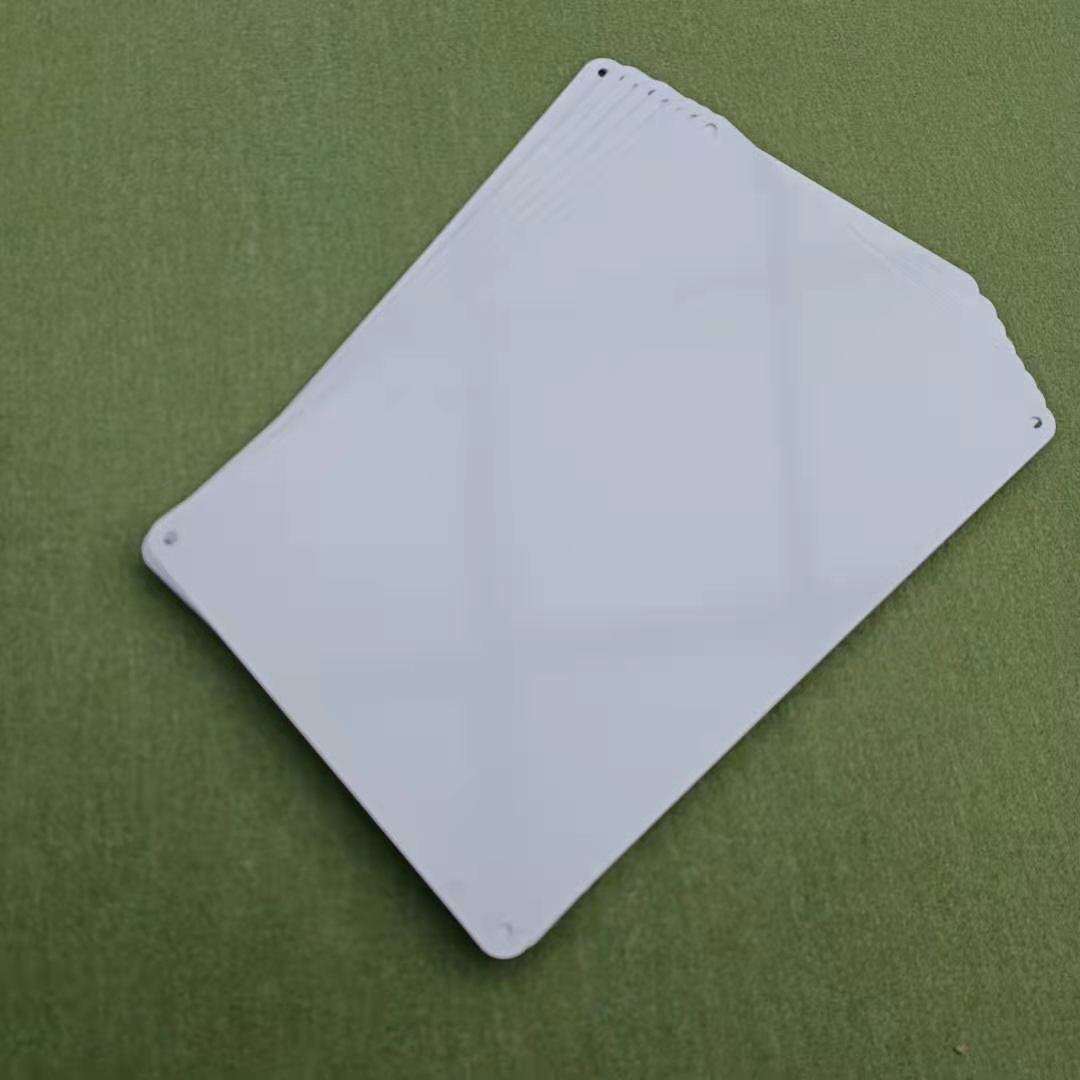 Lot de 10 plaques en Aluminium pour impression par Sublimation, métal blanc pur, taille 20cm x 30cm, nouveauté,