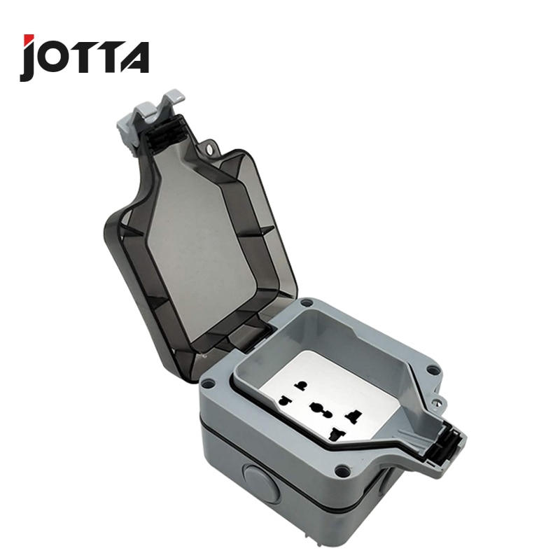 IP66 outdoor / bathroom waterproof wall switch UK/European/Universal standard wall socket 16A / 220-250V