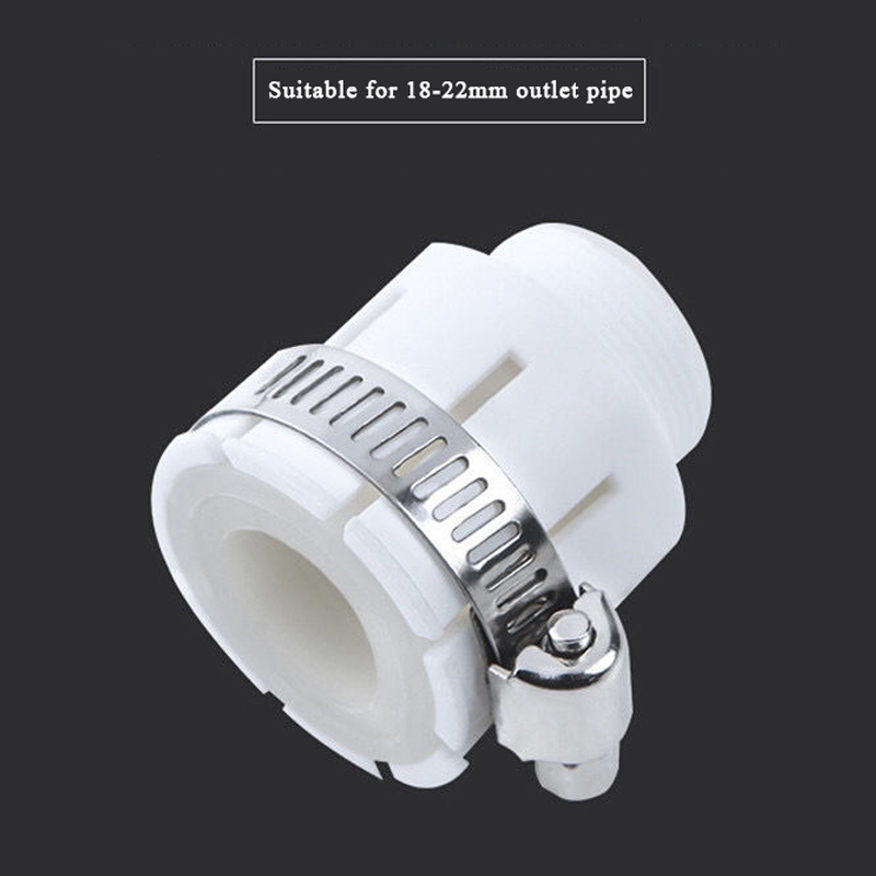 Kitchen Tap Nozzle Bubbler Adapter Universal Hose Switcher Leakage Prevention Rubber Screw Adjustable 15-22mm Faucet Adapter