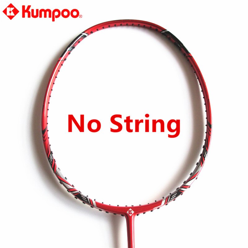 Kumpoo Badminton Racket Super Light 4U 80-84g Full Carbon Ball Control Racquet with 5 Colors L810OLB: K188