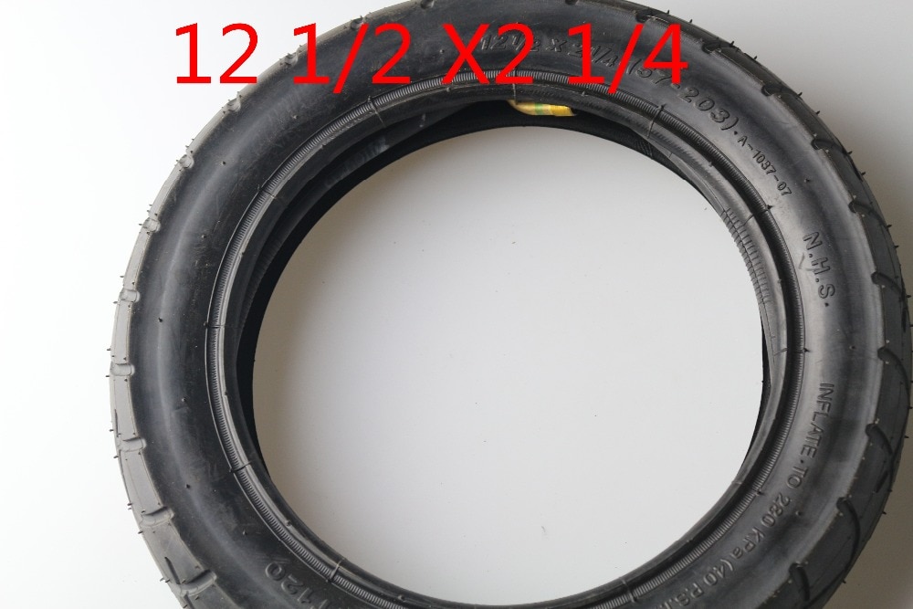, 12 1/2X2 1/4 (62-203), neumático exterior e interior, se adapta a muchos Scooters eléctricos de Gas, Mini bicicleta de bolsillo eléctrica