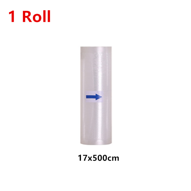 Household Food Vacuum Packing Bag Reusable Food Storage Bags Vacuum Bag Food Fresh Long Keeping 12/15/20/25/32cm*500cm 2 Roll: 17x500 1Roll