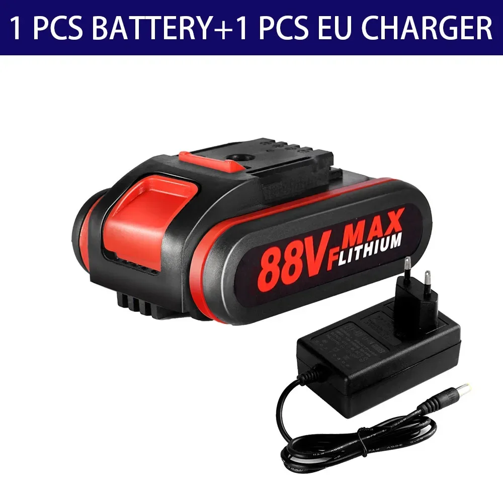 Akumulator litowo-jonowy 88 V robić piły elektrycznej Klucz Akumulatorowa piła szablasta robić akumulatora 21 V 36 VF 48 VF 88 VF Worx: W kolorze khaki