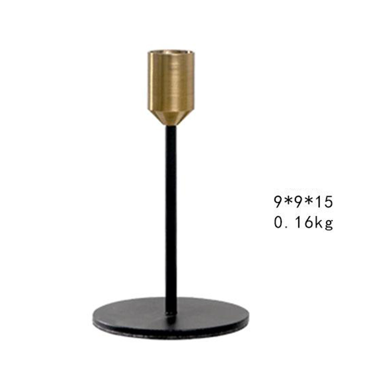 Iron Taper Candle Holder Candlestick Table Centerpiece Dinner Decor S