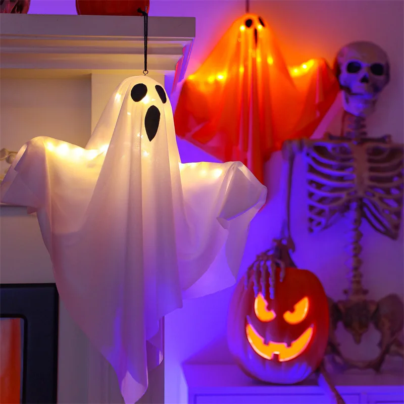 1/3/5PCs LED Glow Heks Ghost Party Halloween Decoratie voor Thuis Binnen Buiten Spookhuis Bar horror Opknoping Hanger Props
