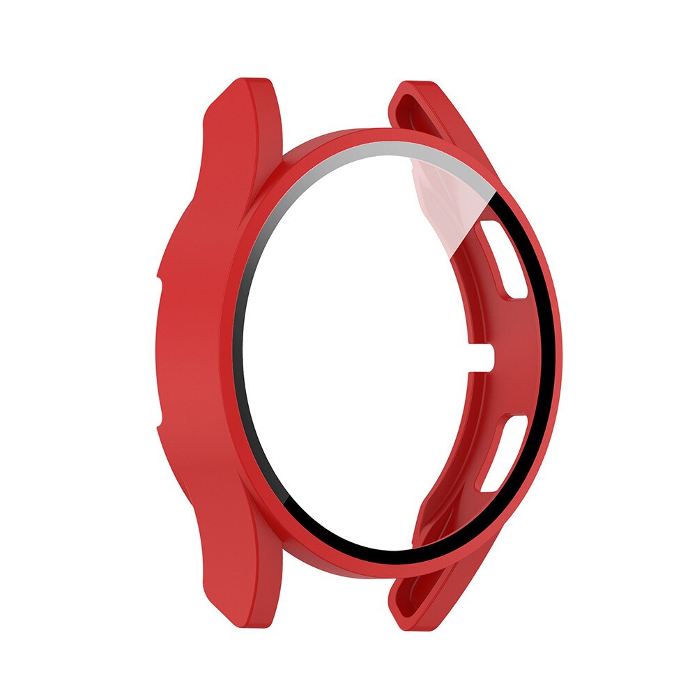 Szkło hartowane etui na komputer do Samsung Galaxy Watch 4 Watch4 40mm 44mm SmartWatch osłona ekranu odporna na wstrząsy osłona ochronna Funda: Red / 40mm