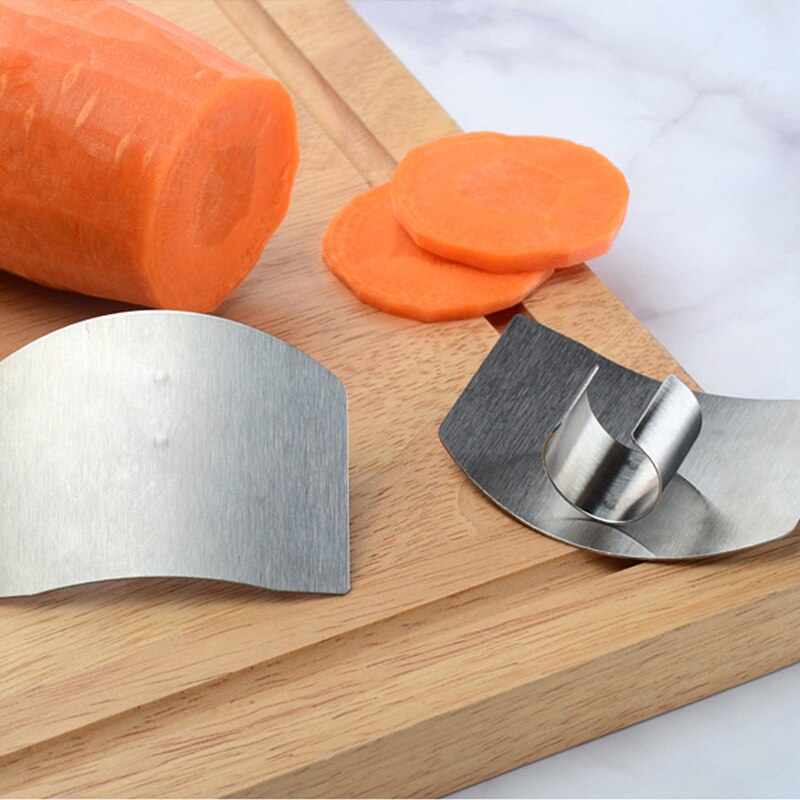 Practical Stainless Steel Finger Guard Finger Hand Cut Hand Protector Knife Cut Finger Protection Finger Tool