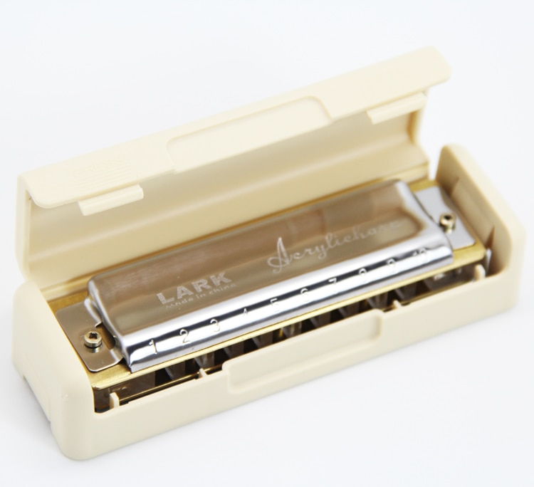 LARK 10 hole blues diatonic harmonica for player,beginner
