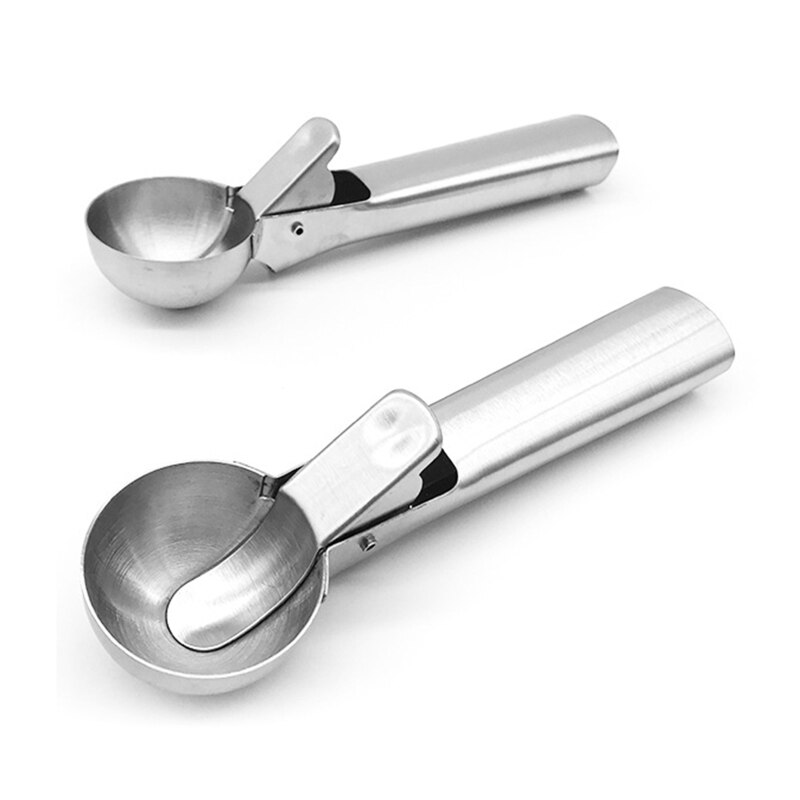 Ijs Scoopers Ijs Lepels Aardappelpuree Watermeloen Lepel Ijshockey Machine Elastische Bal Graver Ijs Scoopers