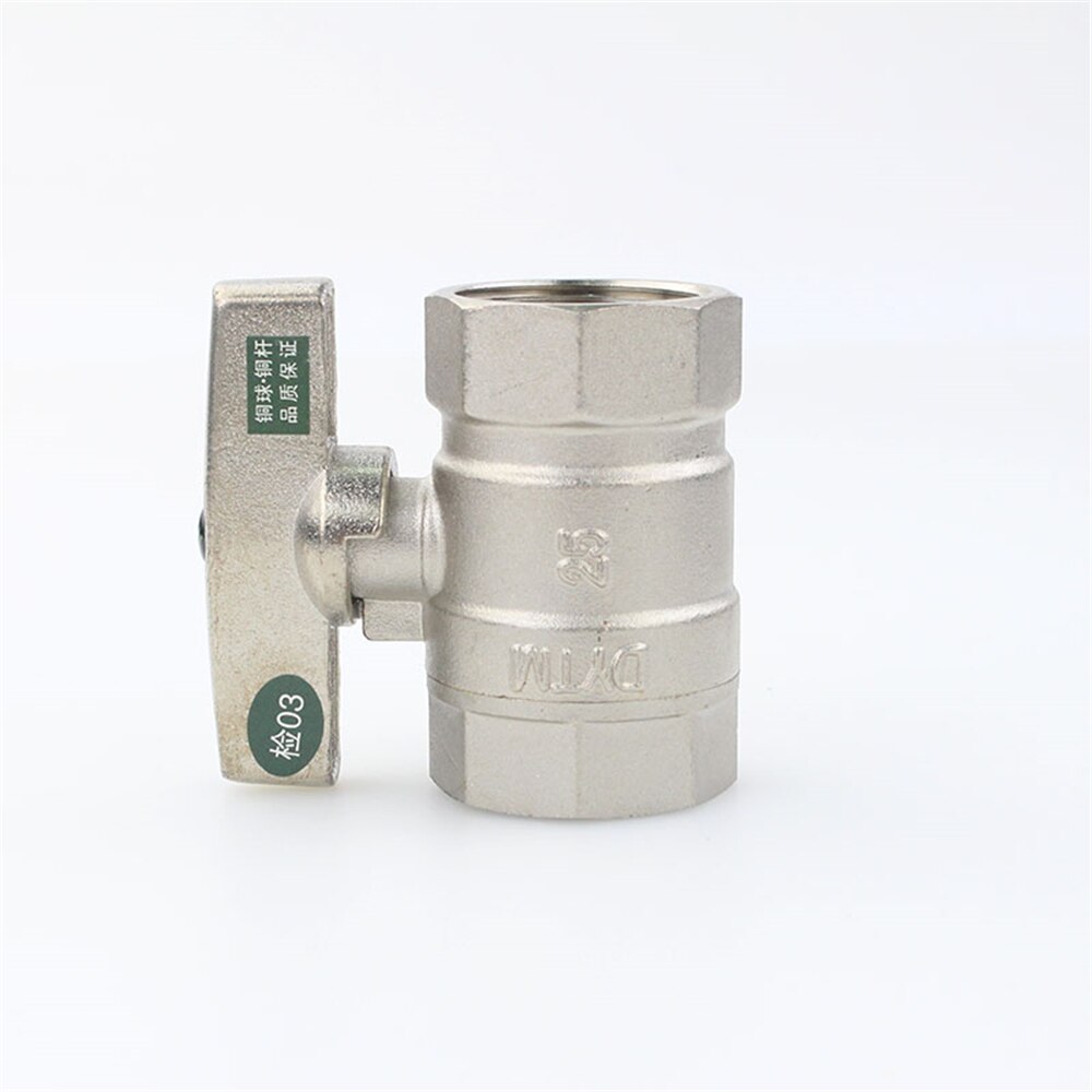 Thick Inner And Outer Wire Live Connection Copper Ball Valve Cold And Water Heating Copper High Temperature Ball Valve