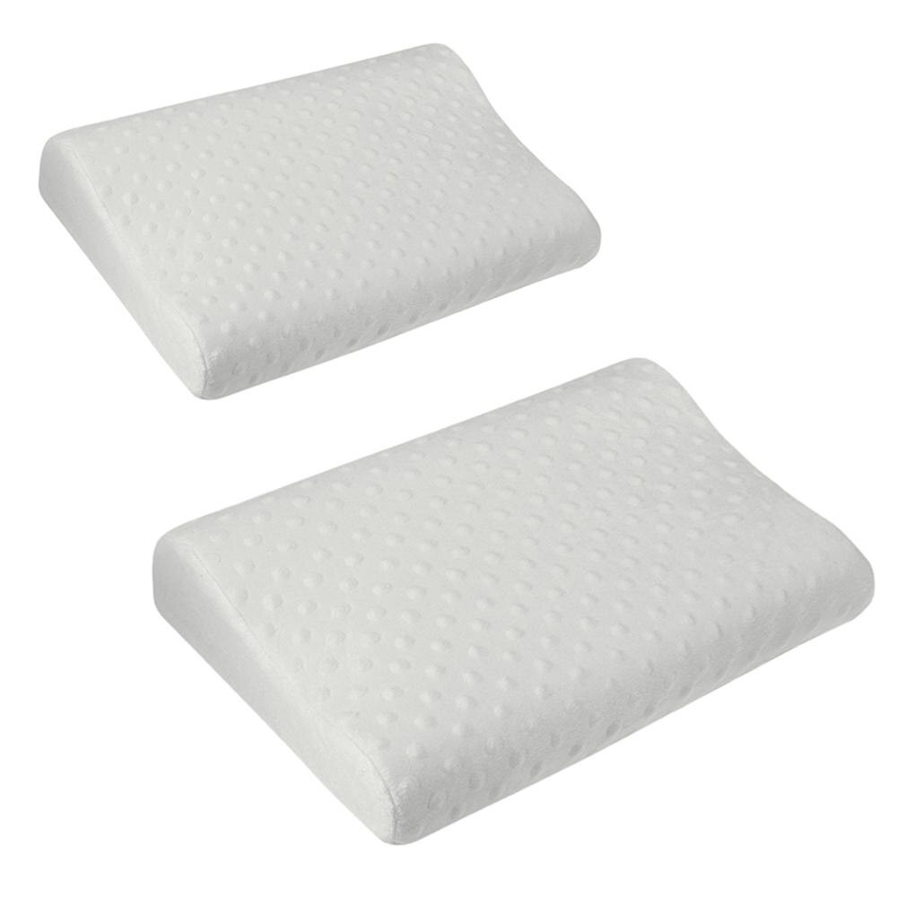 Memory Foam Orthopedic Sleep White Cooling Comfort Gel Bed Pillow Cushion Memory cotton Memory Foam Pillow