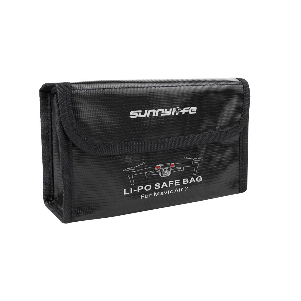 Black Fireproof Battery Protective Storage Bag LiPo Safe Box For