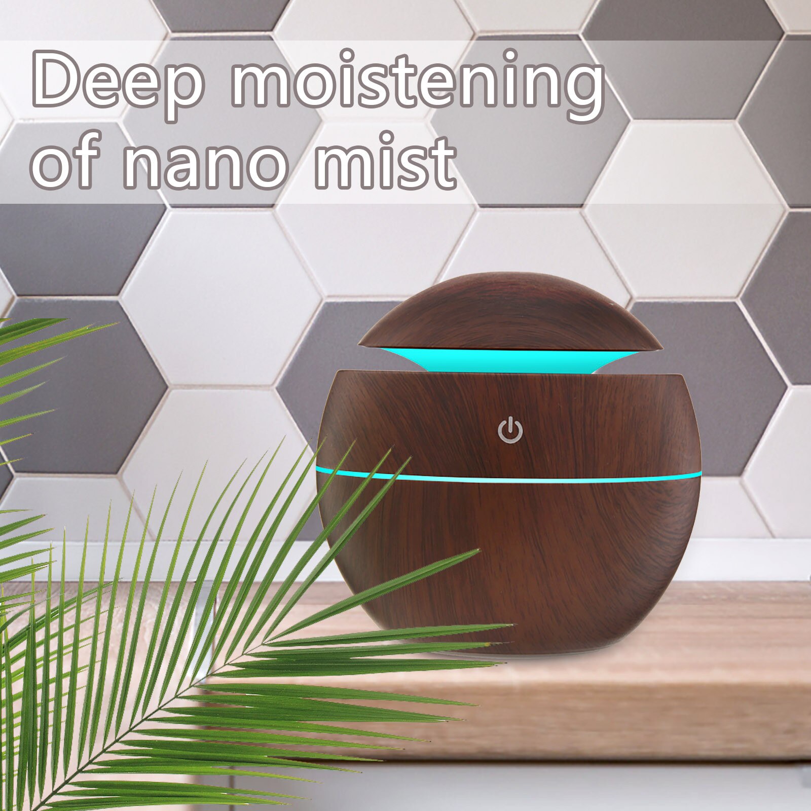 Wood Mini Air Humidifier For Home Electric Aromatherapy Diffusers Vaporizer Difuzer Aroma Diffusor Flavoring Fragrance Diffuser