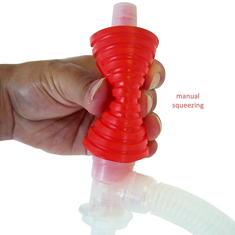 Durable Hand Siphon Syphon Transfer Pump Petrol Fuel Fish-Tank Water Liquid Oil Pump