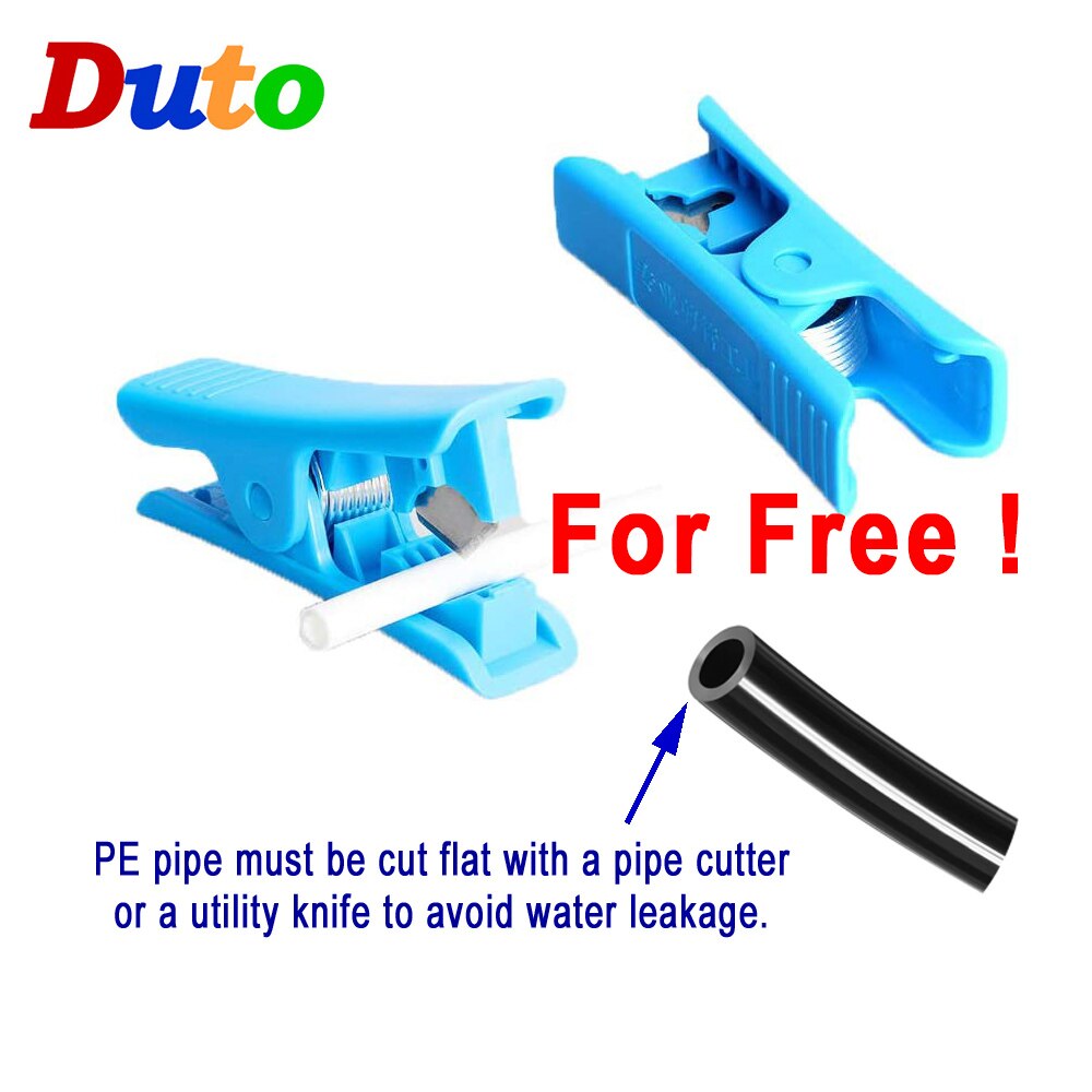 100M 1/4 "PE rury nawadniania system chłodzenia mgłą rury rura wąż dla RO system filtrowania wody akwarium (klasa żywności)