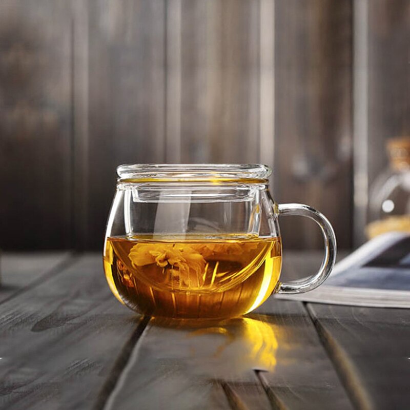 Wysokiej jakości szkło odporne na ciepło herbata kwiatowa filiżanka praktyczna butelka filiżanka robić herbaty z zaparzaczem liść herbaty ziołowa kawa bezpłatna wysyłka