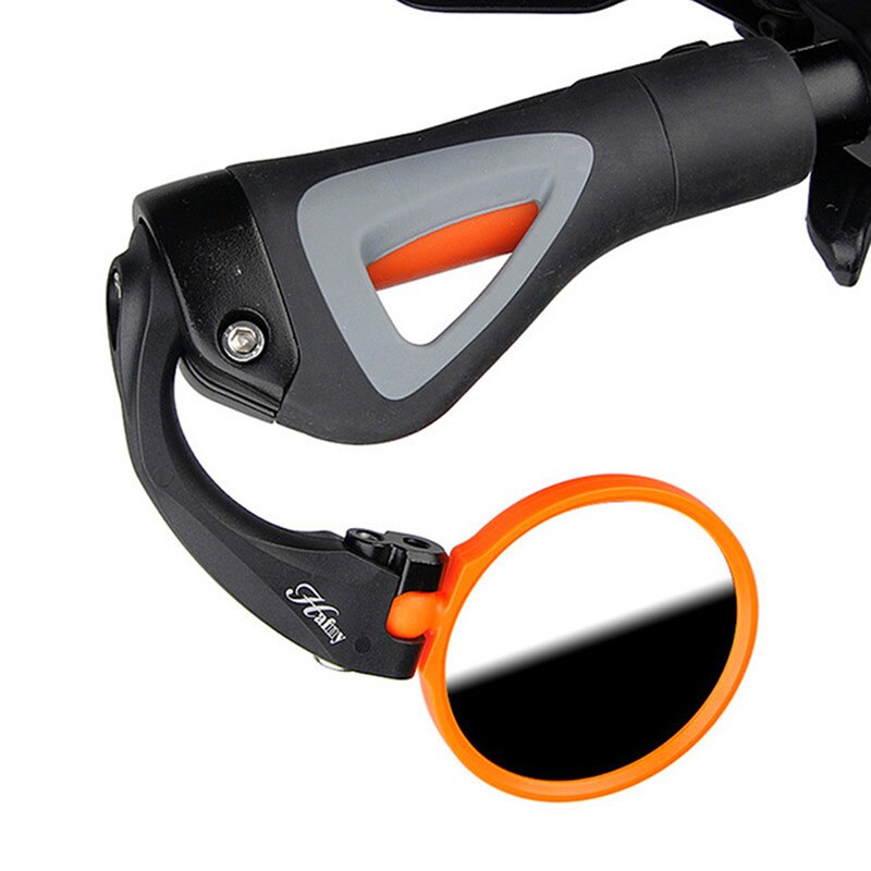 Cykelstyre ändplugg spegel mountainbike stål justerbar backspegel säker cykling fällbar bakifrån  bc0485