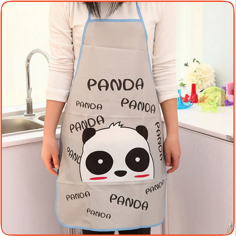 Tablier Anti-salissure pour hommes et femmes, accessoires de cuisine, avec poches, artisanal, pour la restauration, pour les cuisiniers, pour le barbecue: panda