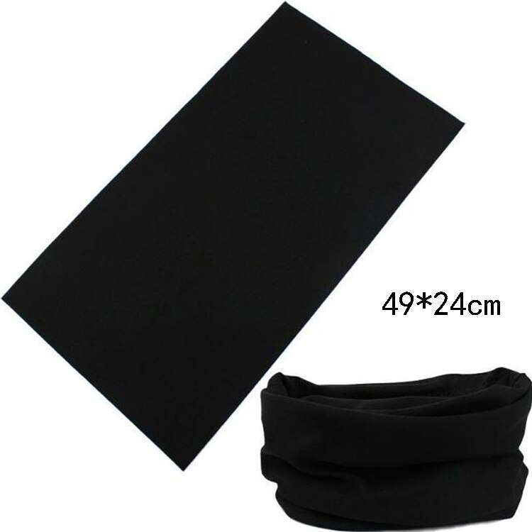 Scarf Riding Bicycle Motorcycle Bandanas Variety Black Turban Hood Magic Headband Veil Head Scarves Multi Function Ski Sport