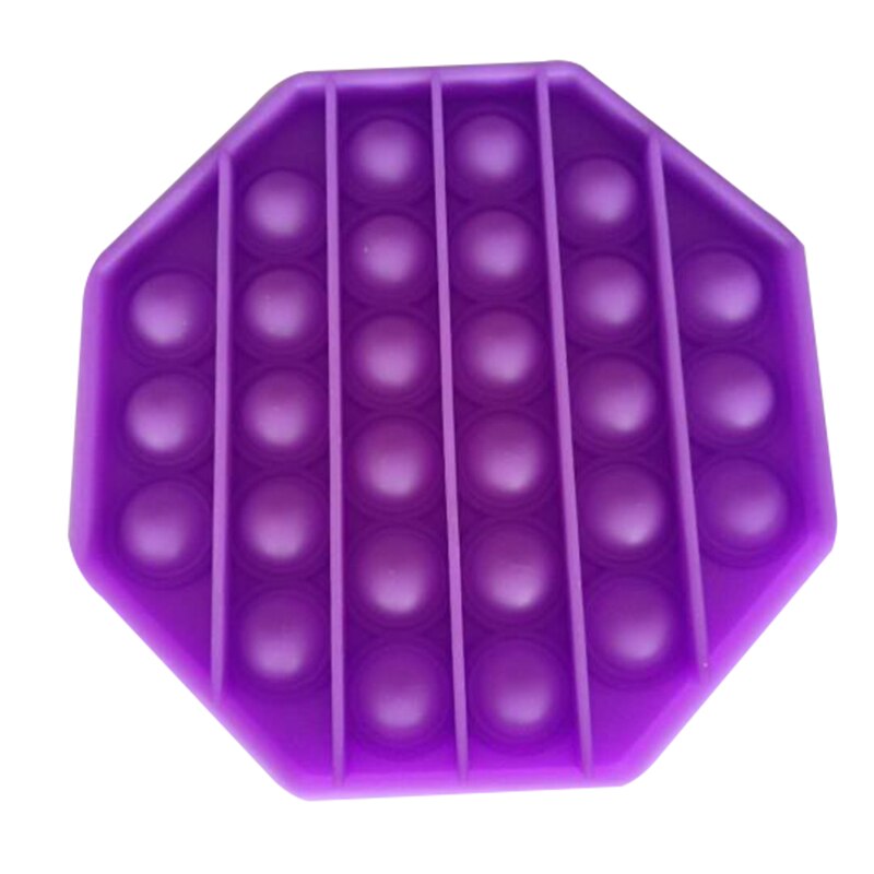 1x Push Pop Pop Blase Sensorischen Zappeln Spielzeug Stress Relief Spezielle Bedürfnisse Stille Klassenzimmer M09: LILA