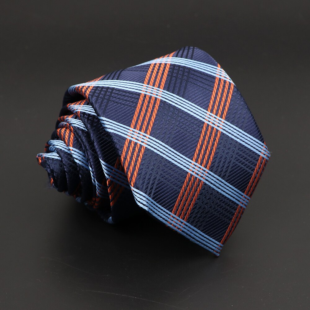 Neue männer Klassische Plaid Krawatte Luxus Streifen 8cm Jacquard Krawatte Alle-Spiel Krawatte Für Geschäft Hochzeit Party täglichen Verschleiß Zubehör: 15