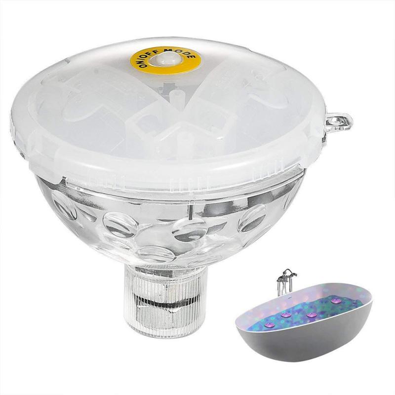 Sous-Marine flottante Éclairage LED Piscine Solaire Imperméable À L'eau Multi Changeant L'eau Flottant Lampe Décorative Colorée: Default Title