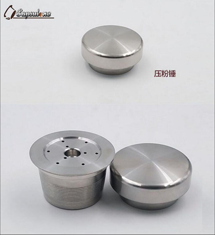 CAPSULONE fit for caffitaly coffee Machine reusable capsule wacaco minipresso CA Maker refillable capsule in coffee filter
