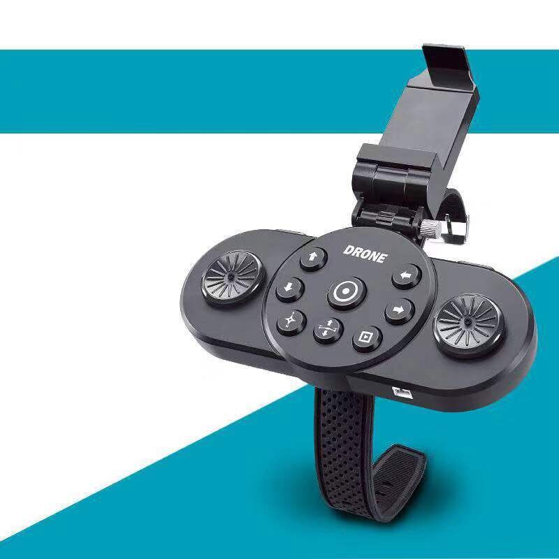 Mini Opvouwbare Rc Drone Wifi Transmissie Hd Camera Horloge Remote Contro Helikopters Kinderspeelgoed-Zwart