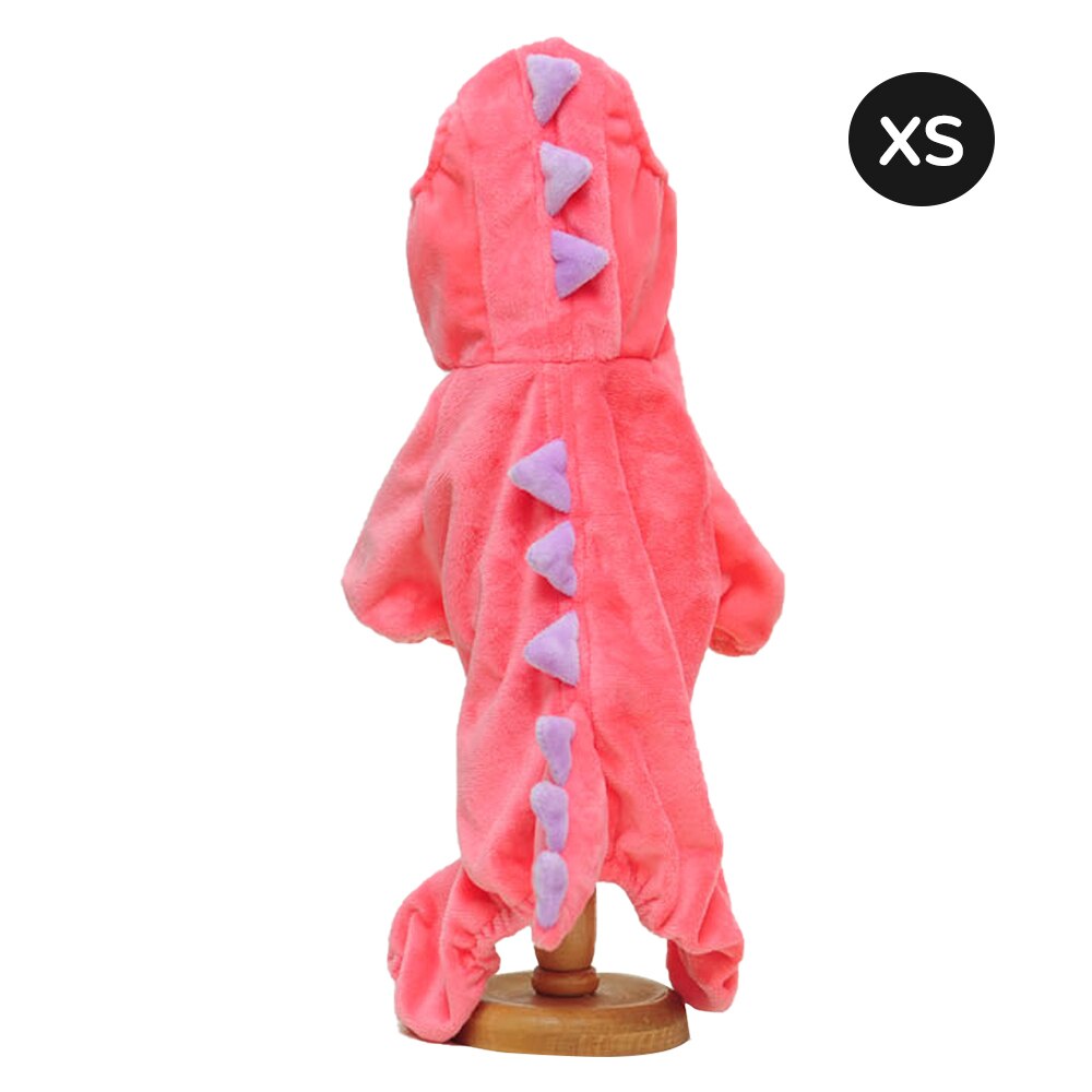 Grappig Halloween Hond Kleren Huisdieren Dragon Puppy Jassen Dinosaurus Kleding Up Hoodies Chihuahua Kleding Voor Kleine Honden Kostuum: pink / XL