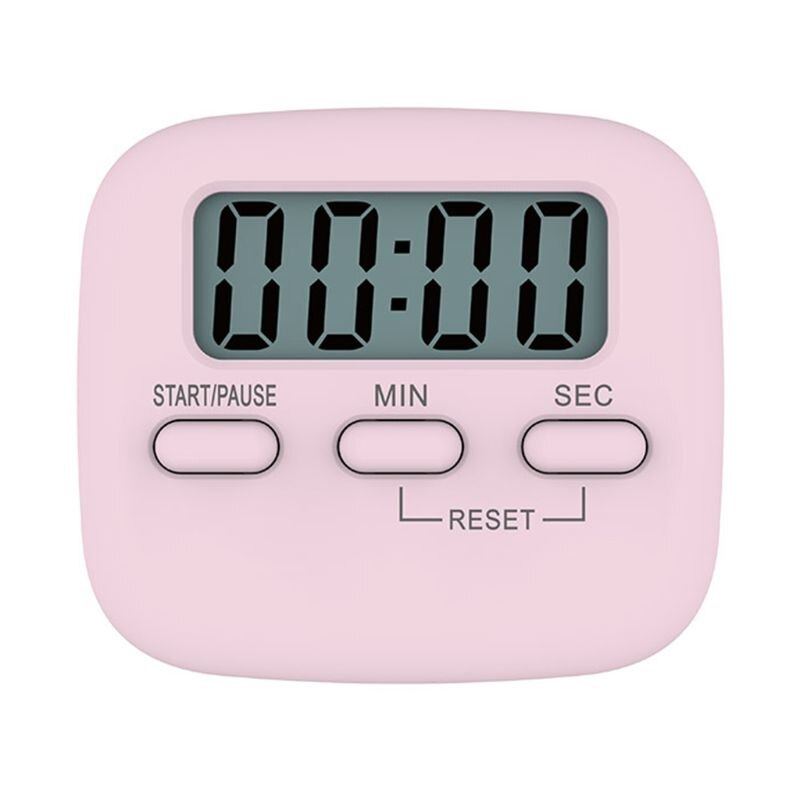 Digital Kitchen Timer Magnetic Countdown Loud Alarm Interval Plastic Funny Multipurpose Household Item