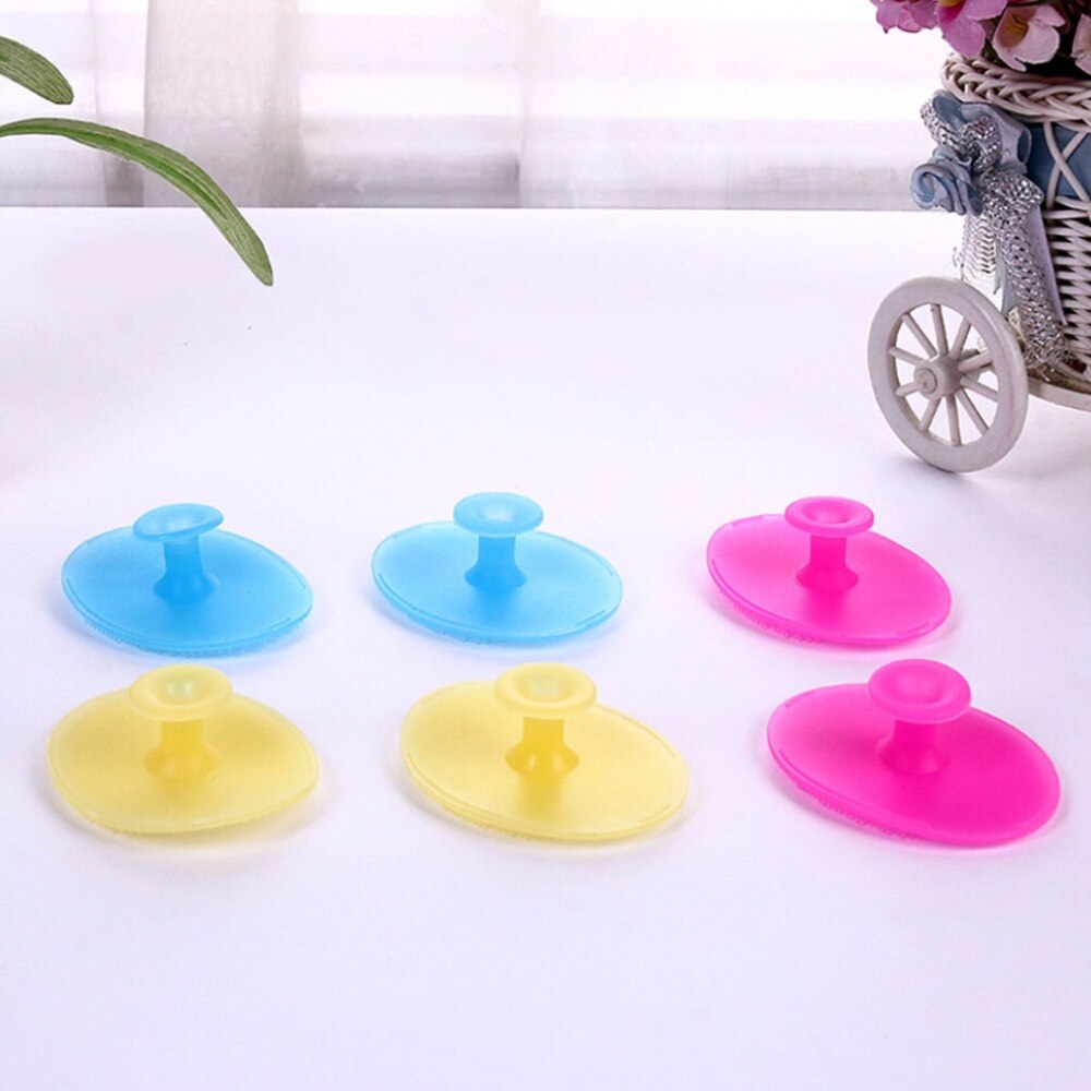 Newborn Baby Soft Silica Gel Healthy Shampoo Brush Massage Bath Brush Soft Brush Infant Body Hair Accessories 3 Colors