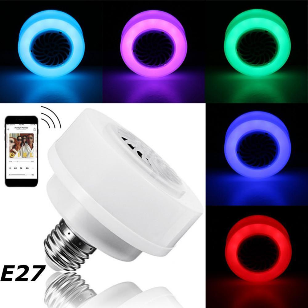 LED Muziek Gloeilamp E27 LED Draadloze Bluetooth Lamp Licht Speaker RGB Muziek Play Lamp Telefoon Control Voor Party Thuis DJ