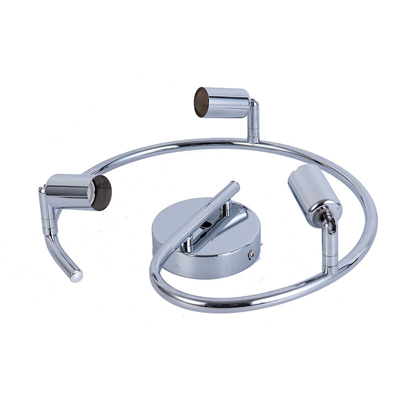 Modern led chandelier lighting for living room bedroom dining room indoor home lustre stair chandelier lamp 3 heads rotatable: Warm White