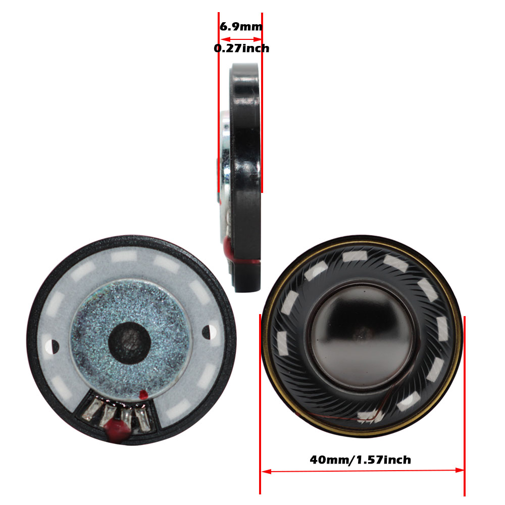 POYATU głośników DIY części sterownik głośnika dla AKG K480 K99 K55 K420 K430 K450 K72 Y500 K92 K44 K77 głośniki 40MM kierowców