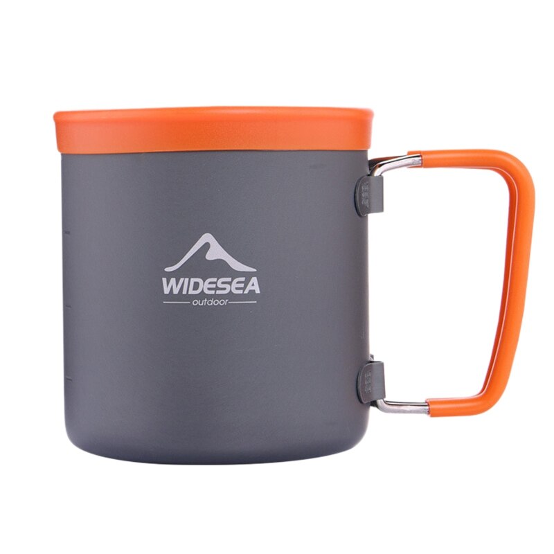 WIDESEa Camping Aluminium Tasse draussen Becher Tourismus Geschirr Picknick Kochen Ausrügestochen Tourist Wandern Wandern: Ursprünglich Titel