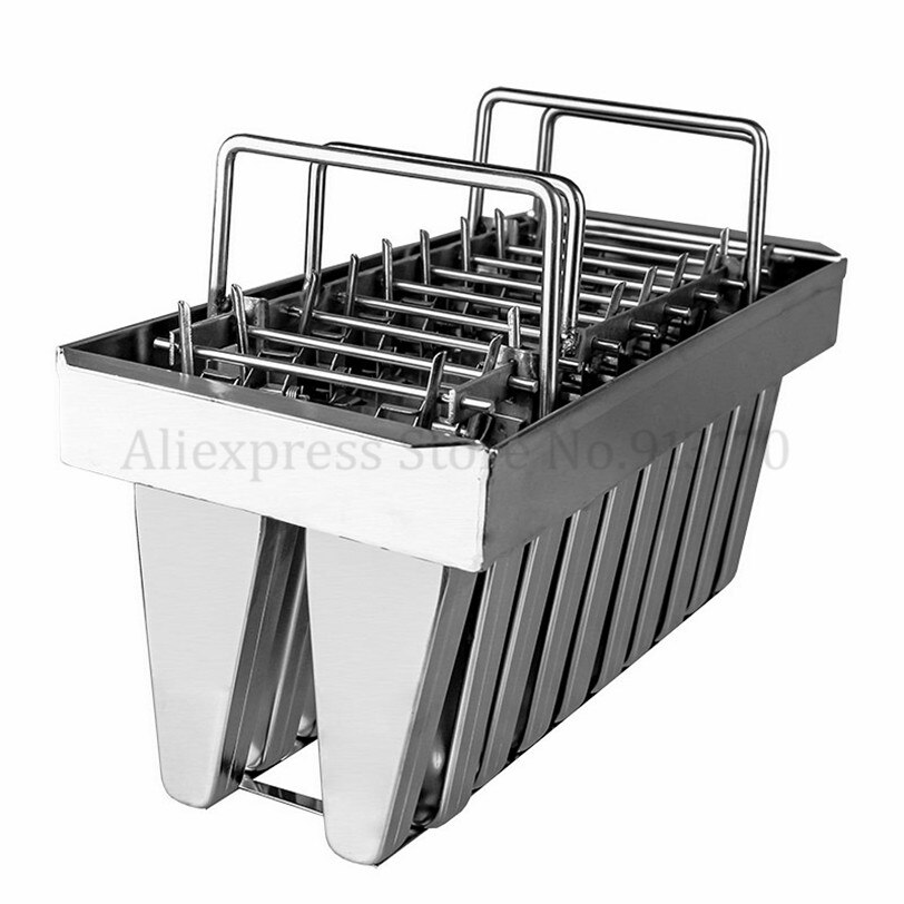Moldes para Polos de hielo de acero inoxidable, molde para Polos de hielo comercial DIY, 20 piezas /soporte para palos por lotes: P06